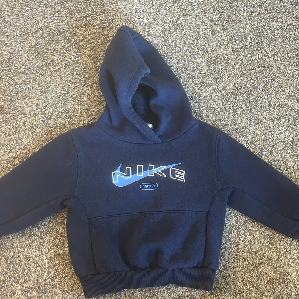Nike Blue Pullover Hoodie Sweatshirt